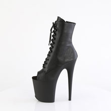 Load image into Gallery viewer, Pleaser FLAMINGO-1021 Boots - Black Faux Leather / Black Matte