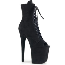 Load image into Gallery viewer, Pole Dance Boots PLEASER FLAMINGO 1021FS - VARIOUS VELVET COLORS