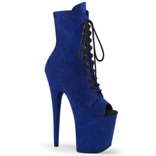 Load image into Gallery viewer, Pole Dance Boots PLEASER FLAMINGO 1021FS - VARIOUS VELVET COLORS