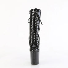 Load image into Gallery viewer, Tacones Pleaser FLAMINGO-1040GP Negro Purpurina Charol