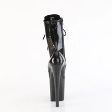 Load image into Gallery viewer, Tacones Pleaser FLAMINGO-1040GP Negro Purpurina Charol