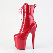 Load image into Gallery viewer, Tacones Pleaser FLAMINGO-1040GP Fuchsia Purpurina Charol
