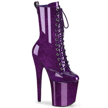 Load image into Gallery viewer, Tacones Pleaser FLAMINGO-1040GP Morado Purpurina Charol