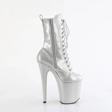 Load image into Gallery viewer, Tacones Pleaser FLAMINGO-1040GP Plata Purpurina Charol