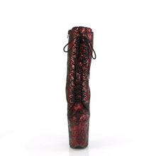 Load image into Gallery viewer, Tacones Pleaser FLAMINGO-1040SPF Rojo Snake Print