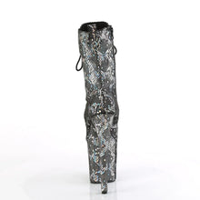 Load image into Gallery viewer, Tacones Pleaser FLAMINGO-1040SPF Plata Holo Snake