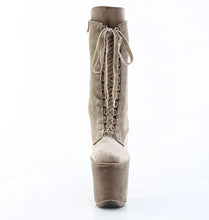 Load image into Gallery viewer, Tacones Pleaser FLAMINGO-1045VEL Khaki Velvet