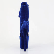 Load image into Gallery viewer, Tacones Pleaser FLAMINGO-1045VEL Navy Azul Velvet