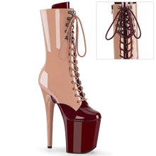 Load image into Gallery viewer, Tacones Pleaser FLAMINGO-1054DC Rosa Nude Burdeos