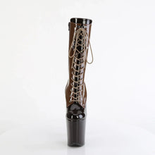 Load image into Gallery viewer, Tacones Pleaser FLAMINGO-1054DC Moca Coffee Charol