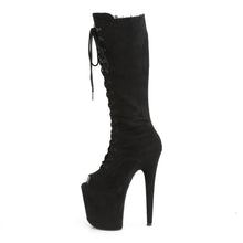 Load image into Gallery viewer, Tacones Pleaser FLAMINGO-2051FS Negro Faux Suede