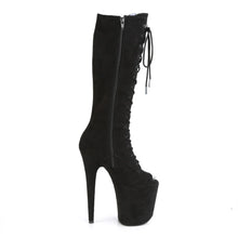 Load image into Gallery viewer, Tacones Pleaser FLAMINGO-2051FS Negro Faux Suede