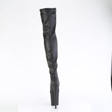 Carregar imagem no visualizador da galeria, Botas Pleaser FLAMINGO-3000 - Pele sintética preta / Preto mate