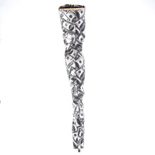 Load image into Gallery viewer, Tacones Pleaser FLAMINGO-3000DP Blanco Negro Str.