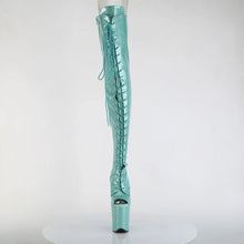 Load image into Gallery viewer, Tacones Pleaser FLAMINGO-3021GP Aguamarina Purpurina Charol
