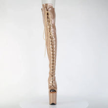 Load image into Gallery viewer, Tacones Pleaser FLAMINGO-3021GP Dorado Purpurina Charol
