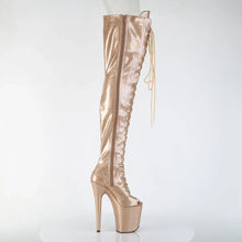 Load image into Gallery viewer, Tacones Pleaser FLAMINGO-3021GP Dorado Purpurina Charol