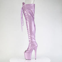Load image into Gallery viewer, Tacones Pleaser FLAMINGO-3021GP Lilac Purpurina Charol