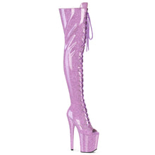 Load image into Gallery viewer, Tacones Pleaser FLAMINGO-3021GP Lilac Purpurina Charol