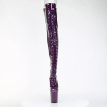 Cargar imagen en el visor de la galería, Tacones Pleaser FLAMINGO-3021GP Morado Purpurina Charol