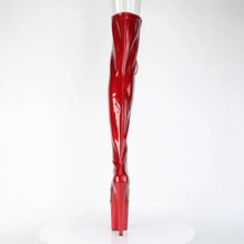 Cargar imagen en el visor de la galería, Tacones Pleaser FLAMINGO-3021GP Rojo Purpurina Charol