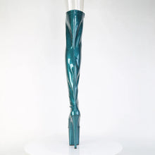 Carregar imagem no visualizador da galeria, Tacones Pleaser FLAMINGO-3021GP Teal Purpurina Charol