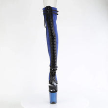Load image into Gallery viewer, Tacones Pleaser FLAMINGO-3027 Azul Faux Suede
