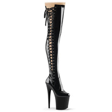 Load image into Gallery viewer, Tacones Pleaser FLAMINGO-3050 Negro Str Charol