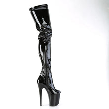 Load image into Gallery viewer, Tacones Pleaser FLAMINGO-4000 Negro Str. Charol