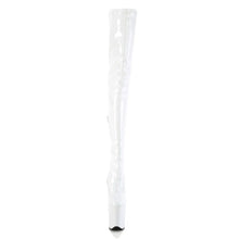 Cargar imagen en el visor de la galería, Tacones Pleaser FLAMINGO-4000 Blanco Str. Charol