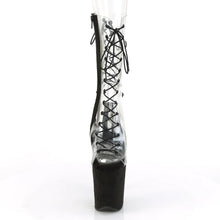 Cargar imagen en el visor de la galería, Tacones Pleaser FLAMINGO-800-60FS Transparente Negro Faux