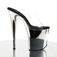 Load image into Gallery viewer, Tacones Pleaser FLAMINGO-801 Transparente Plata Cromo
