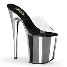 Load image into Gallery viewer, Tacones Pleaser FLAMINGO-801 Transparente Plata Cromo