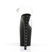 Load image into Gallery viewer, Tacones Pleaser FLAMINGO-808ABLS Transparente Negro Mate