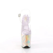 Carregar imagem no visualizador da galeria, Tacones Pleaser FLAMINGO-808CRF Transparente Lavanda Purpurinas