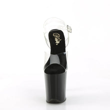 Load image into Gallery viewer, Tacones Pleaser FLAMINGO-808CRS-2 Transparente Negro Plata