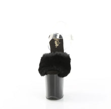 Load image into Gallery viewer, Tacones Pleaser FLAMINGO-808FUR Negro Faux Fur