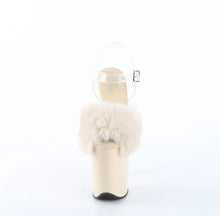 Load image into Gallery viewer, Tacones Pleaser FLAMINGO-808FUR Crema Faux Fur
