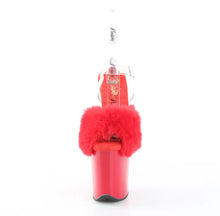 Load image into Gallery viewer, Tacones Pleaser FLAMINGO-808FUR Rojo Faux Fur