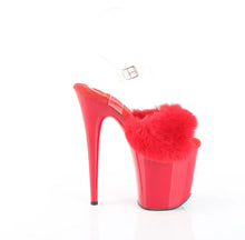 Load image into Gallery viewer, Tacones Pleaser FLAMINGO-808FUR Rojo Faux Fur