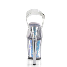 Load image into Gallery viewer, Tacones Pleaser FLAMINGO-808MC Transparente Lavanda Hologram