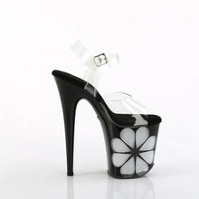 Load image into Gallery viewer, Tacones Pleaser FLAMINGO-808NLHS Transparente Negro