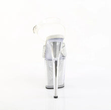 Carregar imagem no visualizador da galeria, Tacones Pleaser FLAMINGO-808PREM-RSN Transparente Plata