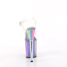 Load image into Gallery viewer, Tacones Pleaser FLAMINGO-808RG-01 Transparente Rainbow Purpurina