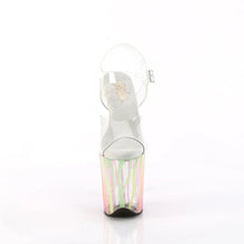 Load image into Gallery viewer, Tacones Pleaser FLAMINGO-808RG-03 Transparente Rainbow Purpurina
