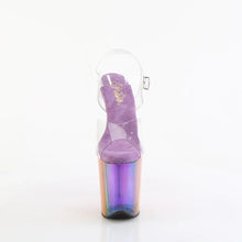 Load image into Gallery viewer, Tacones Pleaser FLAMINGO-808RMT Transparente Rainbow Misty