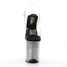 Load image into Gallery viewer, Tacones Pleaser FLAMINGO-808SRS Transparente Negro
