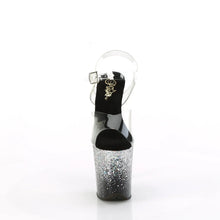 Load image into Gallery viewer, Tacones Pleaser FLAMINGO-808SS Transparente Negro Plata