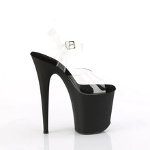 Load image into Gallery viewer, Tacones Pleaser FLAMINGO-808TGRS Transparente Negro Plata