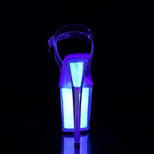 Load image into Gallery viewer, Tacones Pleaser FLAMINGO-808UVG Transparente Neon Opal